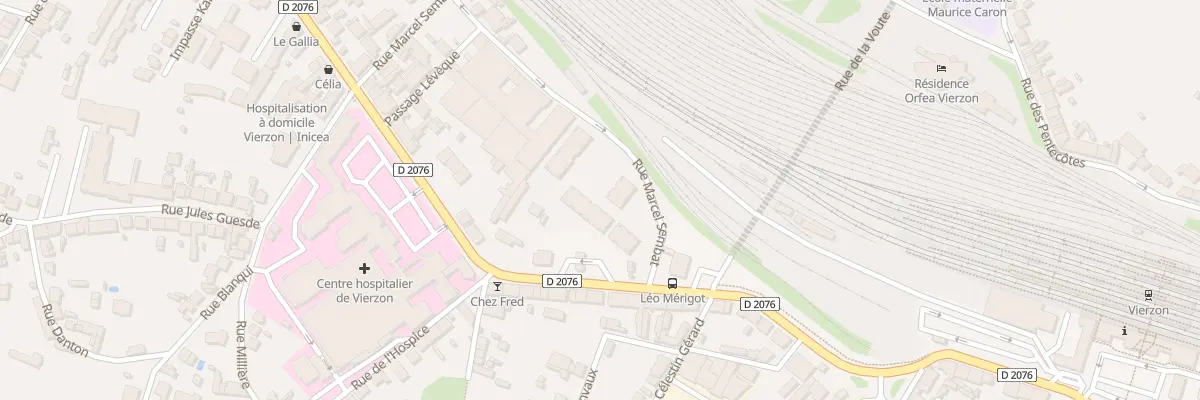 Plan du 11 Rue Marcel Sembat à Vierzon