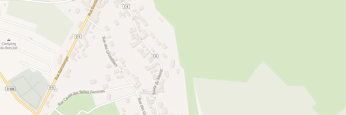 Plan du 25T Rue du Mesnil à Hénonville