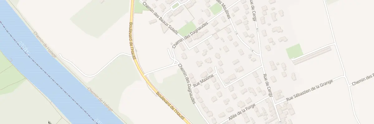 Plan du 82T Che des Dagnaudes à Neuville-sur-Oise