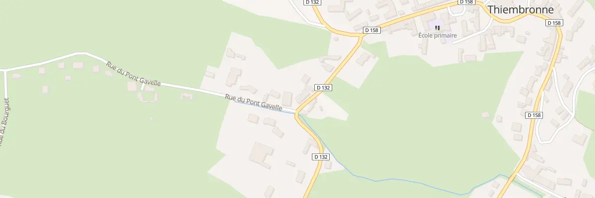 Plan du 6 Rue du Pont Gavelle à Thiembronne