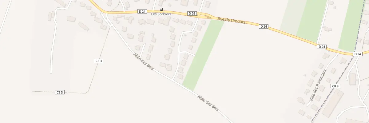 Plan du 6 Rue des Fromentins à Pecqueuse
