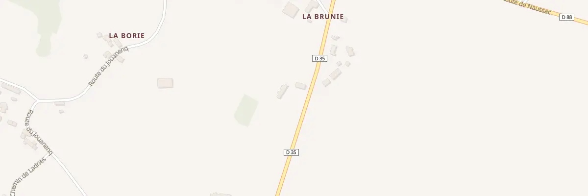 Plan du 2829 Rte de Gelle à Causse-et-Diège