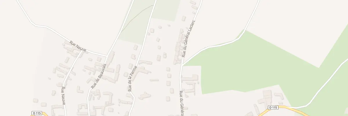 Plan du 13 Rue du Général Leclerc à Valdampierre