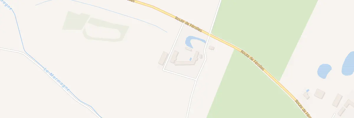 Plan du 1800 Rte de Férolles à Sandillon