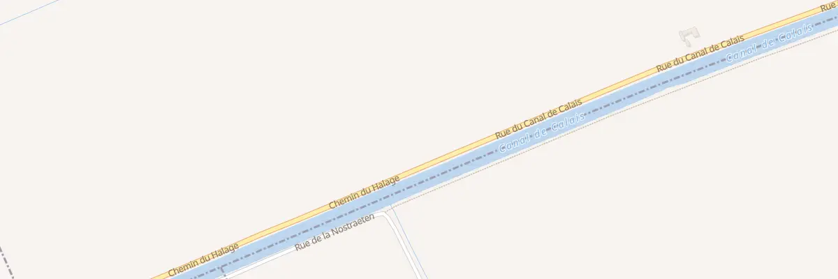 Plan du 5098 Rue du Canal de Calais à Nouvelle-Église