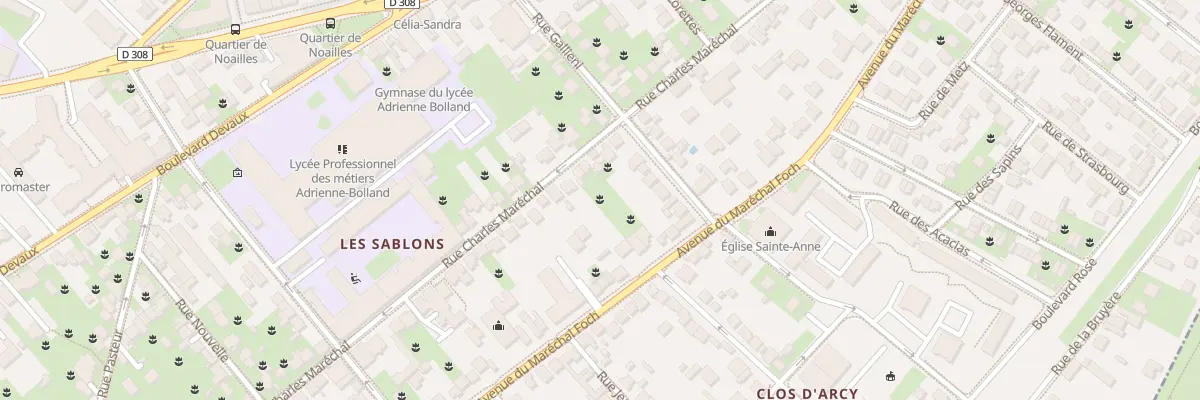 Plan du 110 Rue Charles Maréchal à Poissy