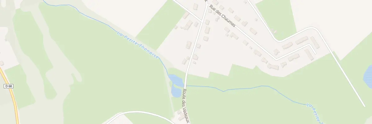 Plan du 22 Rte des Védeaux à Pruniers