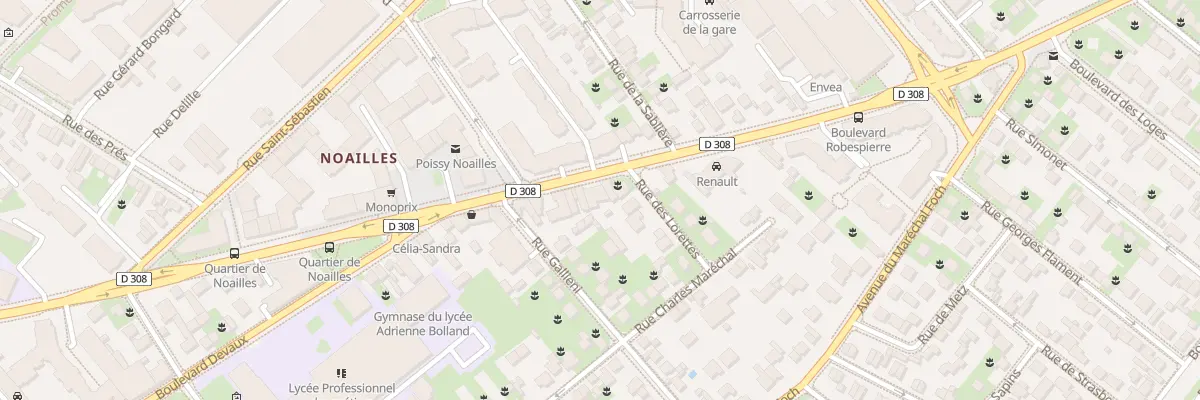 Plan du 82 Bd Robespierre à Poissy