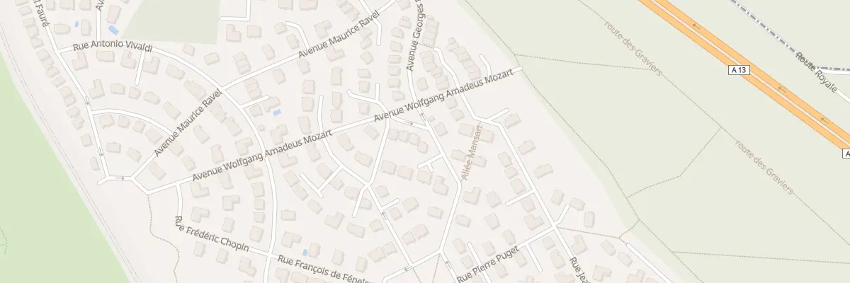 Plan du 6 Rue Louis le Vau à Noisy-le-Roi