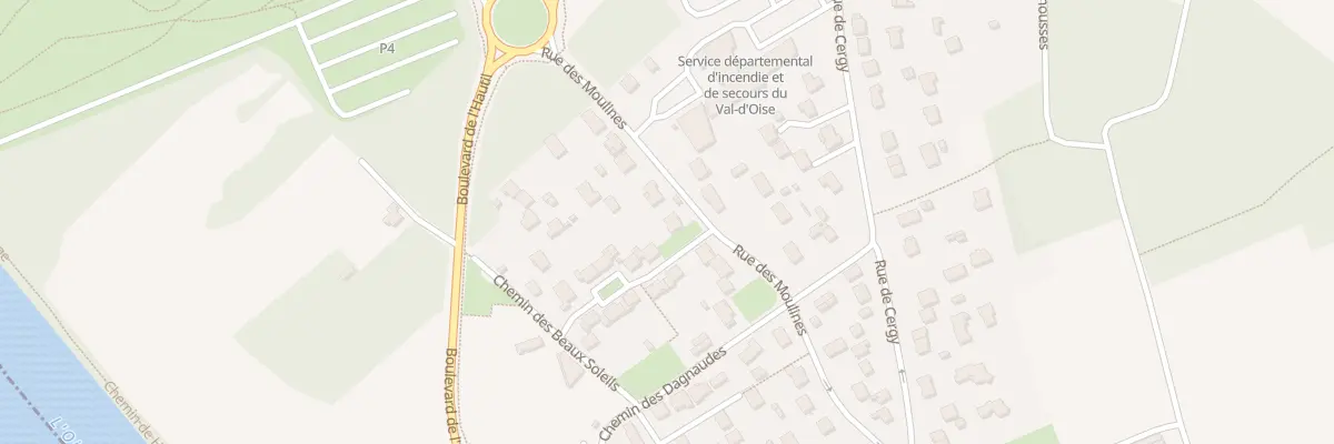 Plan du 32 Rue des Moulines à Neuville-sur-Oise