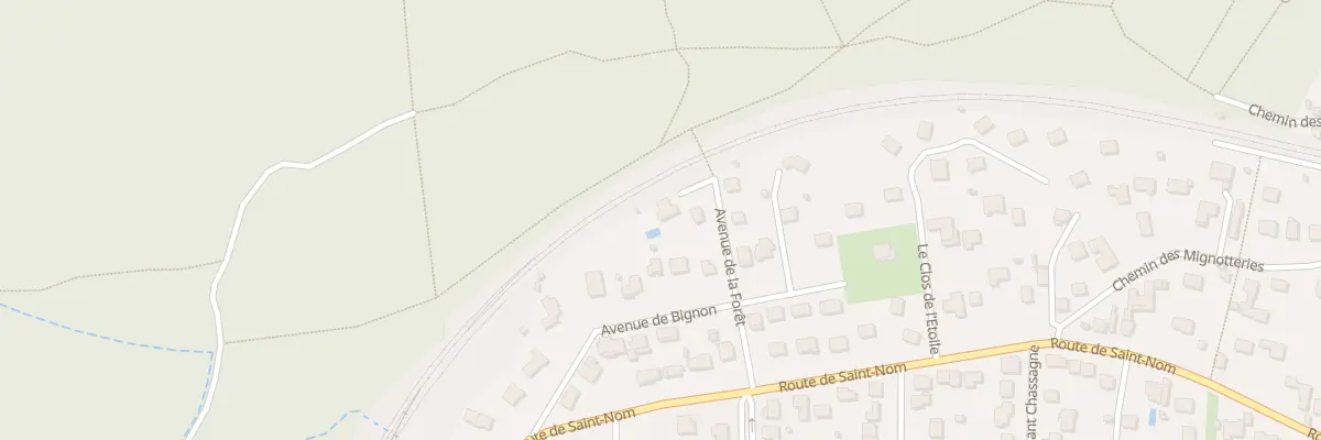 Plan du 3 Av de la Foret à L’Étang-la-Ville