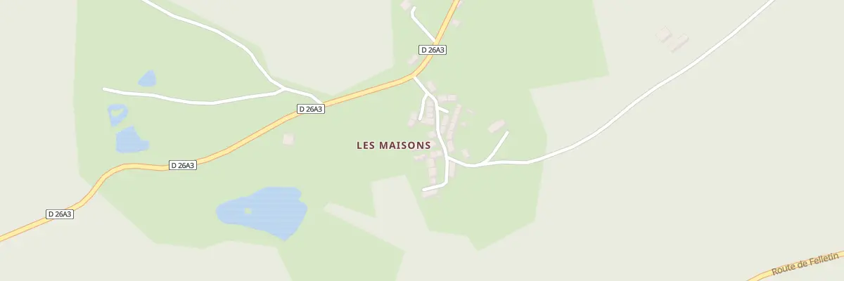 Plan du 25 Les Maisons à La Nouaille