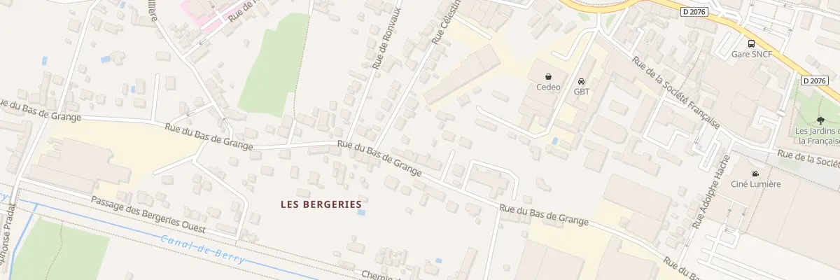 Plan du 24 Rue du Bas de Grange à Vierzon
