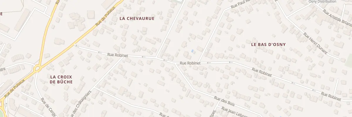 Plan du 23 Rue Robinet à Osny