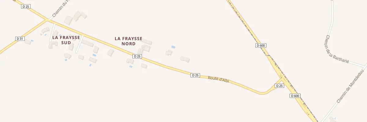 Plan du 283 Rte d’Albi à Villeneuve-sur-Vère