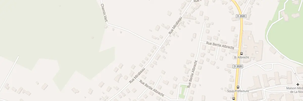 Plan du 54 Rue Mirabeau à Vierzon