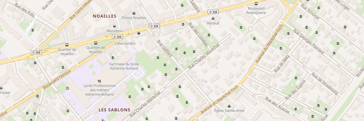 Plan du 7 Rue Galliéni à Poissy
