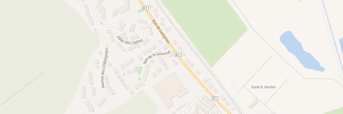 Plan du 1 Rue de la Garenne à Beauvais