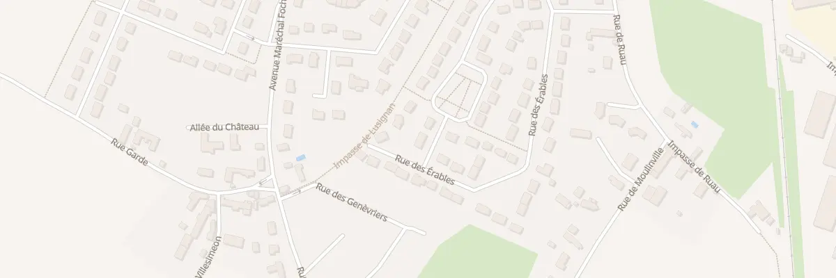 Plan du 28 Rue des Tilleuls à Neuville-aux-Bois