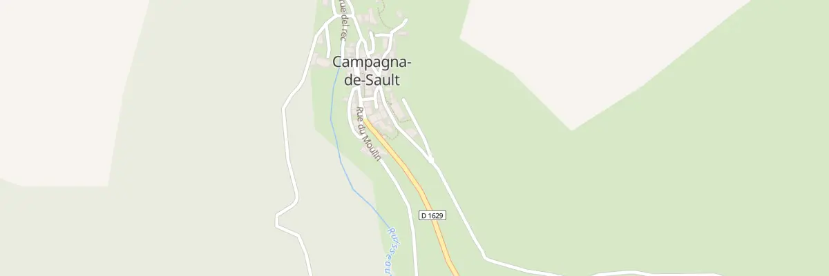 Plan du 1A Le Village à Campagna-de-Sault