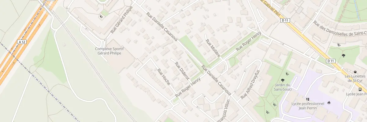 Plan du 6 Rue Diderot à Saint-Cyr-l’École