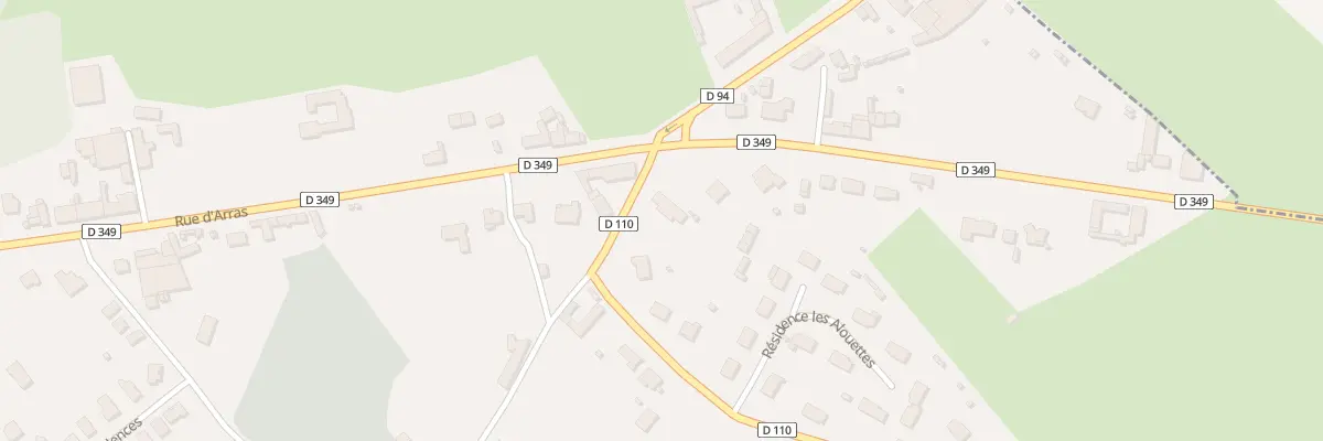 Plan du 52 Rue de l’Église à Hesdin-la-Forêt