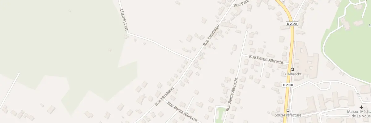 Plan du 52 Rue Mirabeau à Vierzon