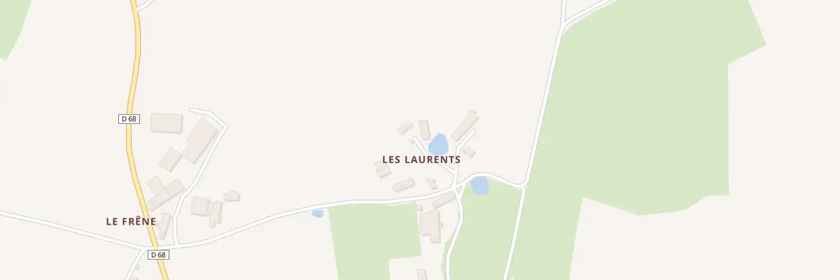 Plan du 3 Les Laurents à La Berthenoux
