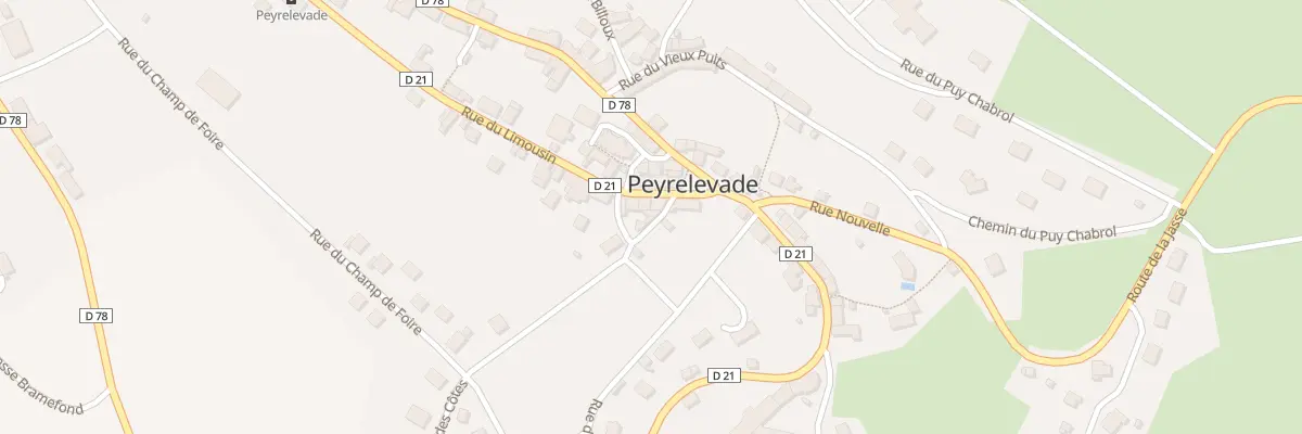 Plan du 5108 Le Bourg à Peyrelevade