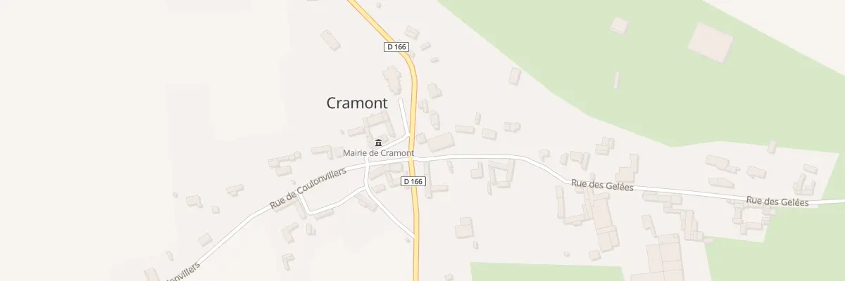 Plan du 2 Pl de la Mairie à Cramont