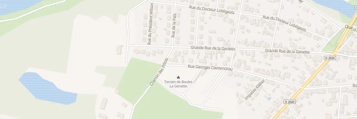 Plan du 48 Rue Georges Clémenceau à Vierzon