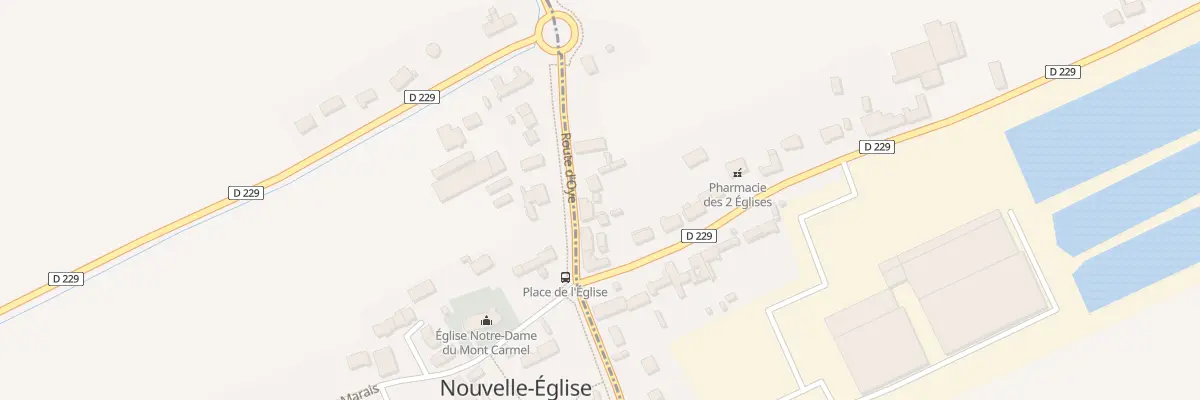 Plan du 70 Rue du Pont d’Oye à Vieille-Église