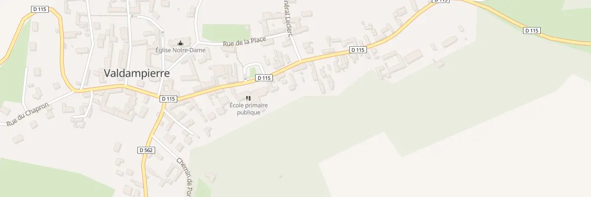 Plan du 31 Rue du Général de Gaulle à Valdampierre