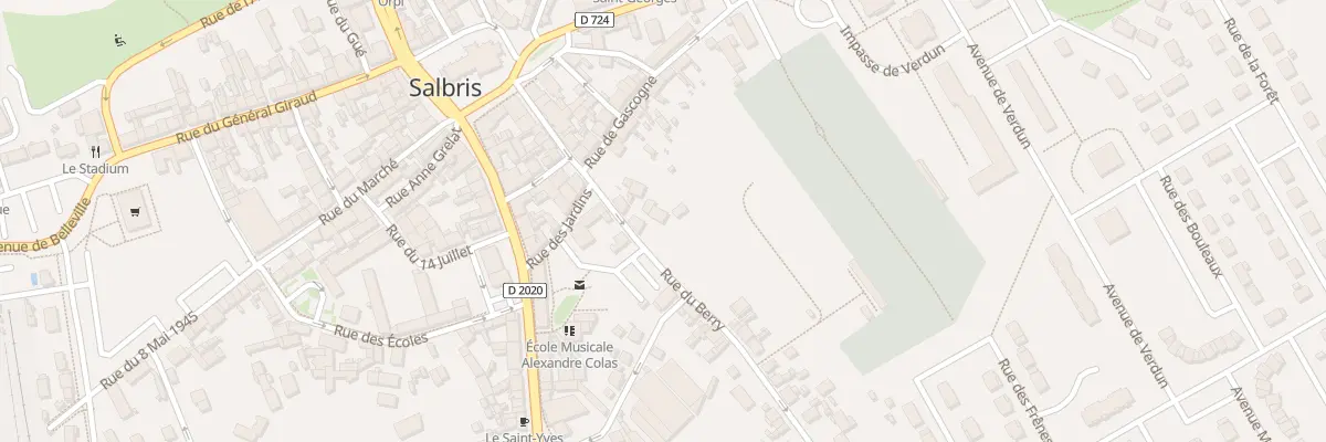 Plan du 17 Rue du Berry à Salbris