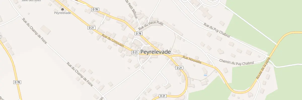 Plan du 2 Pl de la Fontaine à Peyrelevade