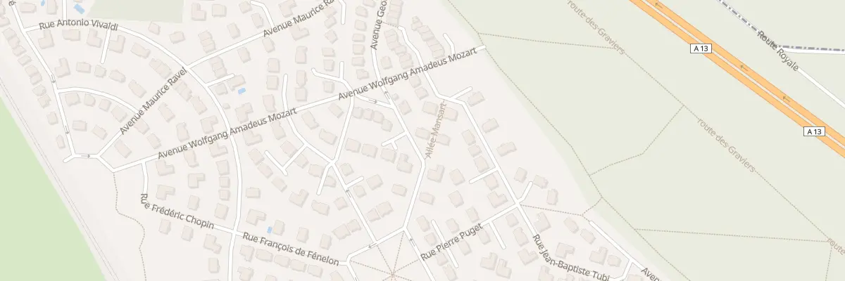 Plan du 5 Rue Louis le Vau à Noisy-le-Roi