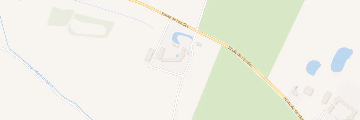 Plan du 1810 Rte de Férolles à Sandillon