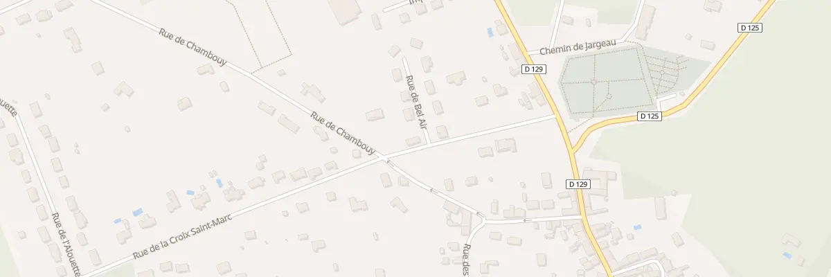 Plan du 6 Rue de la Croix Saint-Marc à Vouzon