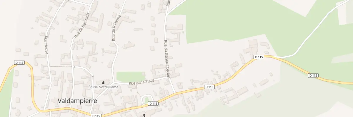 Plan du 6B Rue du Général Leclerc à Valdampierre