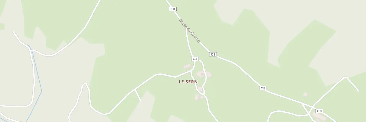 Plan du 5359F Le Sern à Viazac