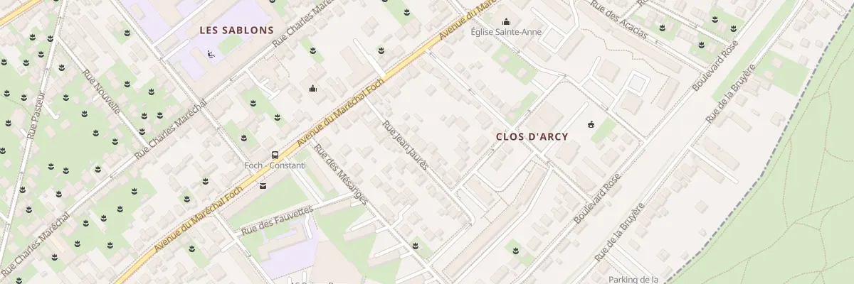 Plan du 7B Rue Jean Jaurès à Poissy