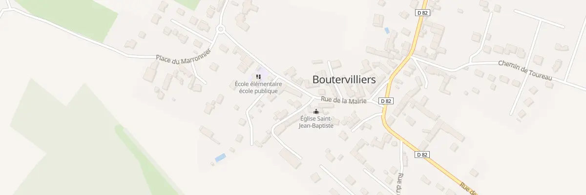 Plan du 8 Rue de la Mairie à Boutervilliers