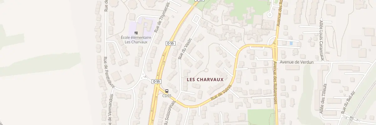Plan du 4 All de l’Artois à Andrésy