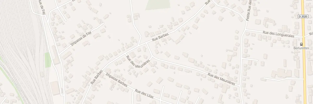 Plan du 26 Rue des Meunières à Vierzon