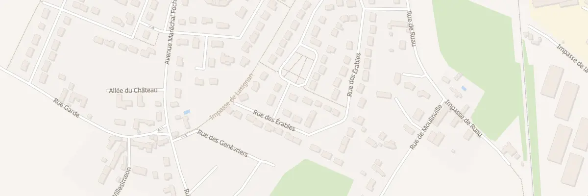 Plan du 25 Rue des Tilleuls à Neuville-aux-Bois