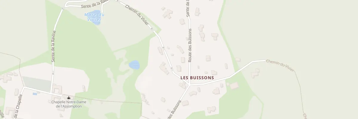 Plan du 1 Rte du Buisson à Milon-la-Chapelle