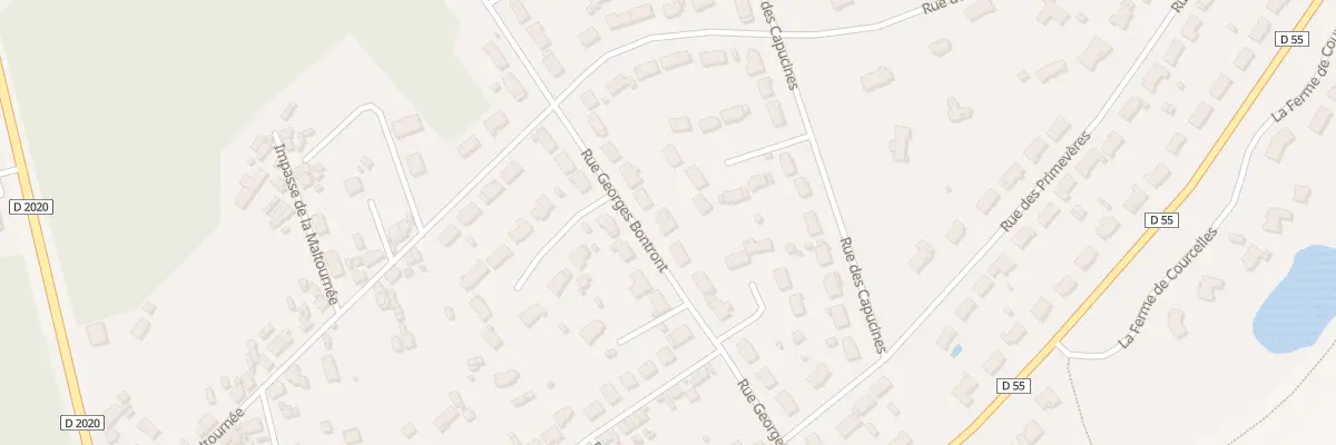 Plan du 20 Rue Georges Bontront à Salbris