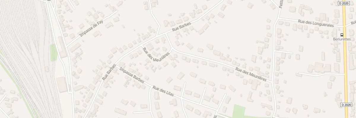 Plan du 29 Rue des Meunières à Vierzon