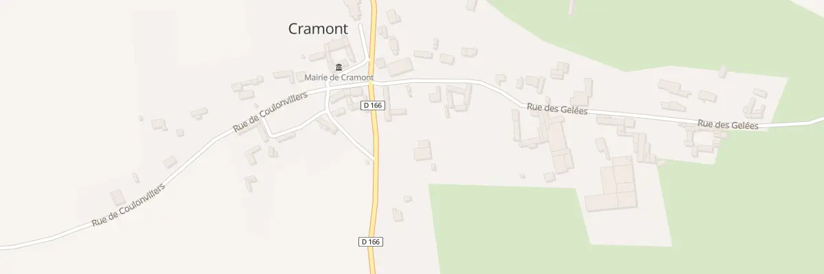 Plan du 2 Rue des Gelées à Cramont