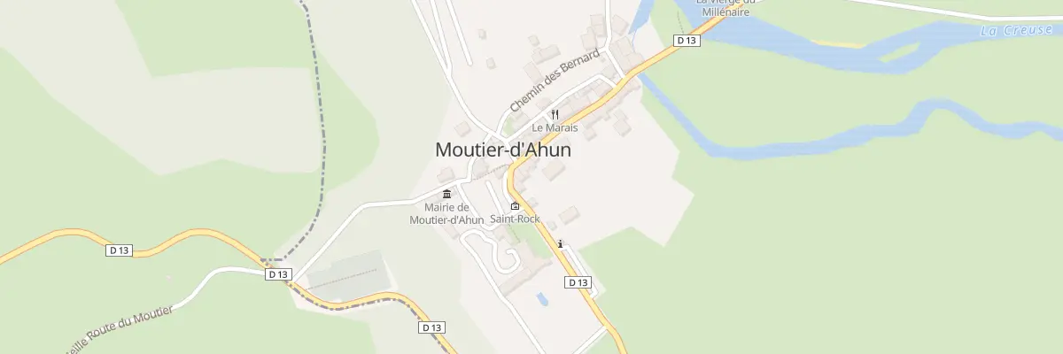 Plan du 23 Rue Simon Bauer à Moutier-d’Ahun